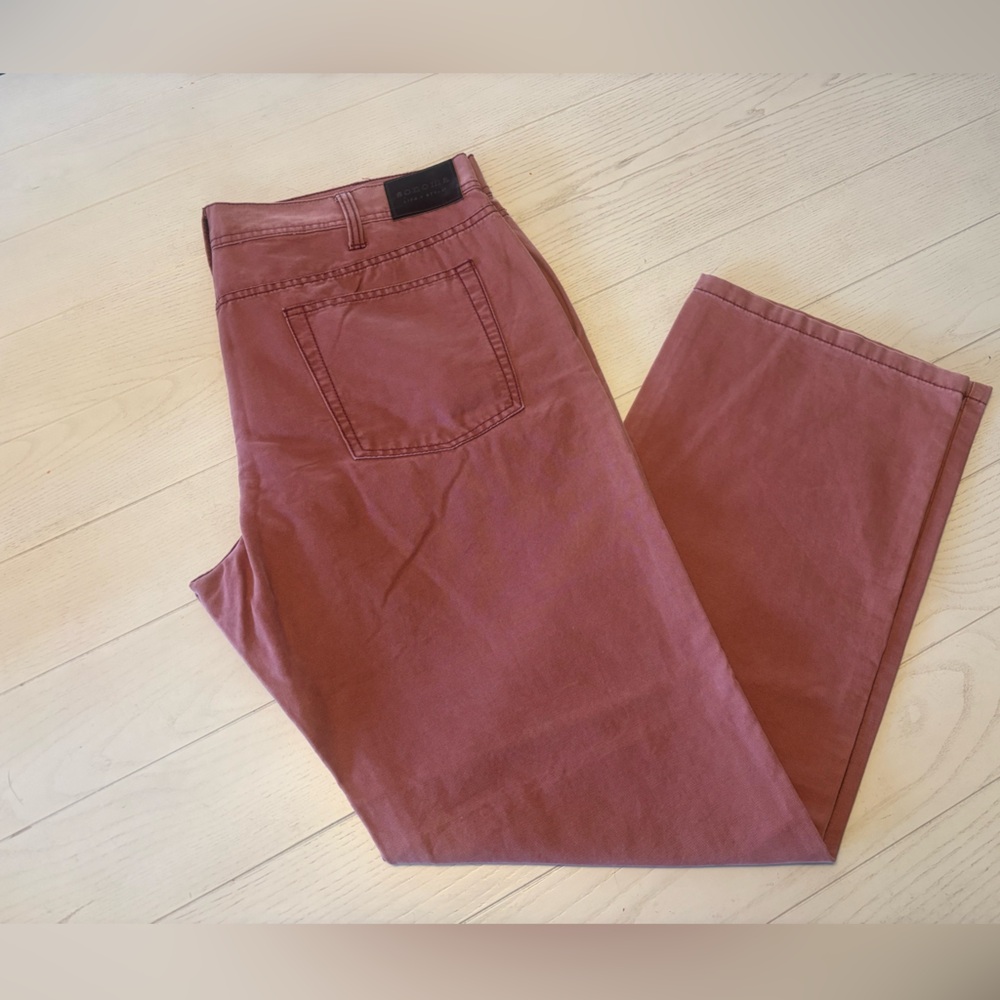 Sonoma men’s 38x32 All Day Comfort 5 pocket pants in muted rust